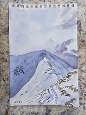Swirral Edge winter Helvellyn