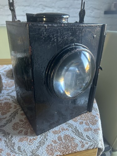 Vintage railway lamp - l.m.s,