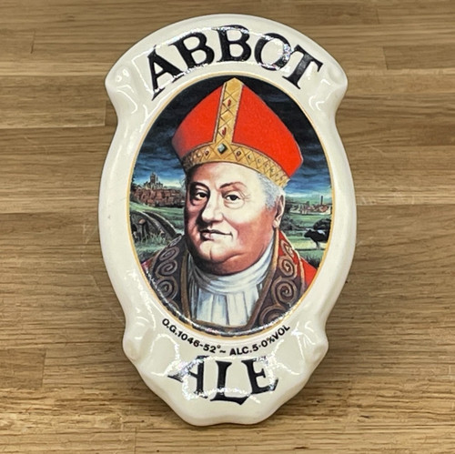 Vintage ceramic abbot ale - abbot,