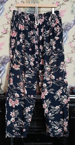 Vintage style navy - blue, salmon