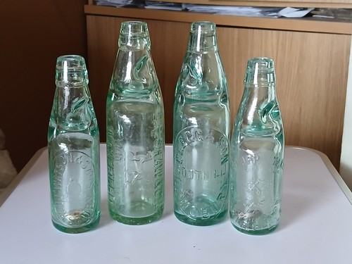 Old glass codd - codd, bottles