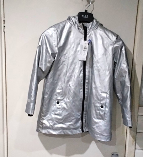 Girls hooded rain coat - hooded,