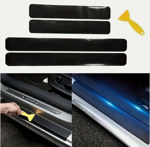 Car door sill scuff plate - 4x,