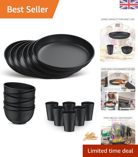 Piece unbreakable plastic - 18-piece,