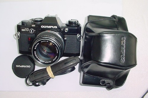 Olympus om10 quartz 35mm film - quartz,
