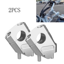 22mm 7/8" Bar Clamp CNC Motorcycle Handlebar Riser Mount Clamp For Suzuki Yamaha
