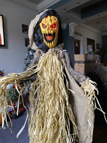 5ft animated scarecrow - 5ft,