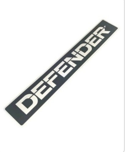 Defender badge emblem silver - badge,