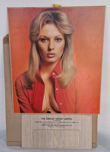 1976 cover girl calendar - girl,
