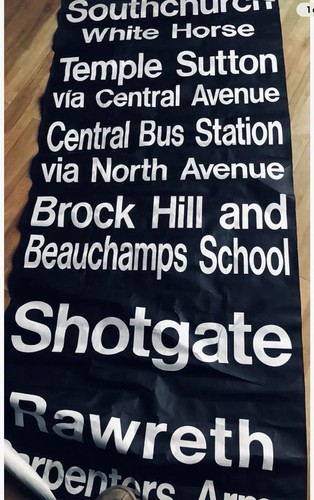 Bus destination blind - bus,