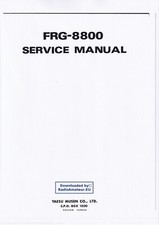 Service manual for Yaesu FRG-8800