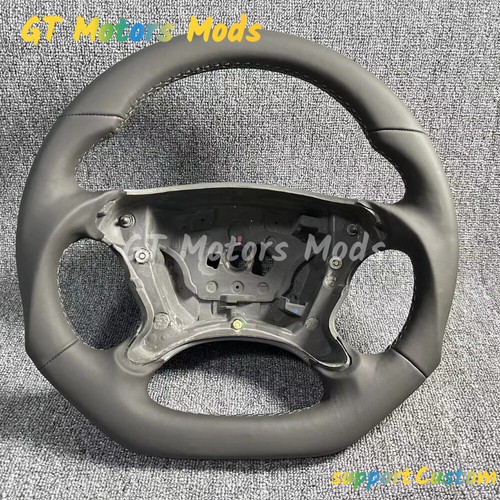 Full leather steering wheel - leather,