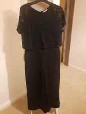 Black With Lace Top Jumpsuit