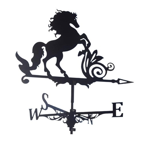 Weather vane with horse - with,