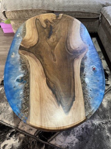 River coffee table epoxy - , resin
