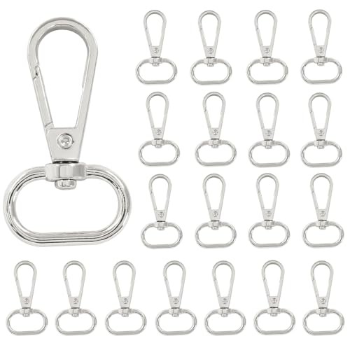 20pcs oval ring - oval, lobster