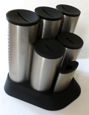 GLOBAL CLASSIC Cylinder Engine Knife block holder Stainless steel