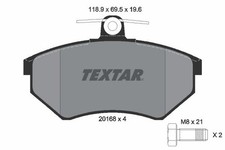 Front Brake Pad Set Fits Audi