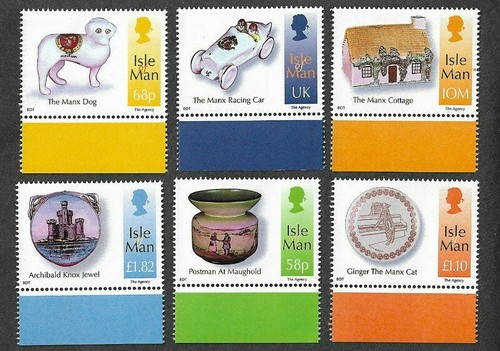 Isle man pottery set - -pottery,