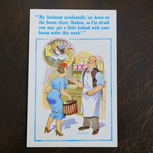 Vintage postcard comic - comic,, donald