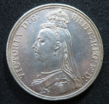 GB Queen Victoria Silver Crown 1887, Nicer Grade