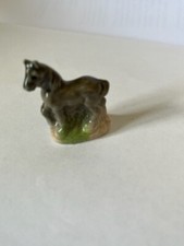 Vintage Wade Whimsie grey shire / Heavy Horse - 1975-84, English Whimsies Set 6