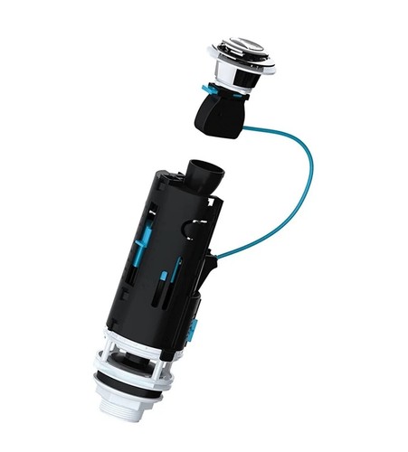 Dual flush toilet - dual, valve