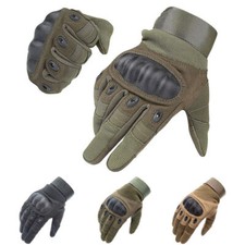 MENS BLACK MILITARY COMBAT TACTICAL GLOVES HARD KNUCKLE ARMY POLICE AIRSOFT UK