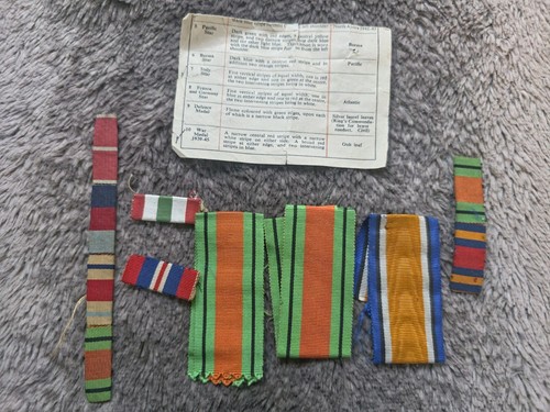 Ww2 1939 medal ribbons - ww2, 1939-45