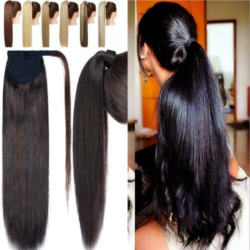 Long ponytail hair - long, extensions