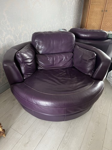 Dfs large purple swivel - dfs, cuddle