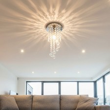 Modern LED Crystal Ceiling