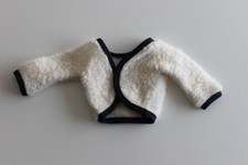 1978 Sindy Pedigree #44174 White/Navy Faux Fur Vest Mix n Match