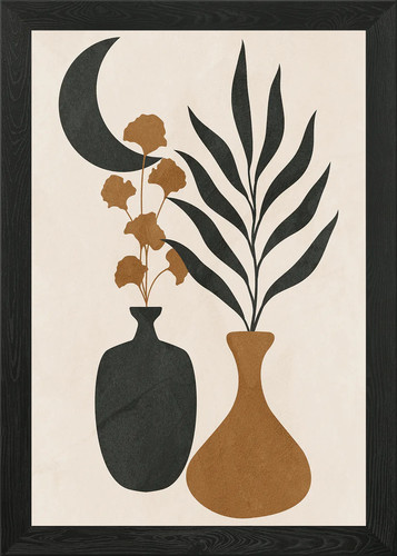 Tropical botanic 56c framed - botanic,