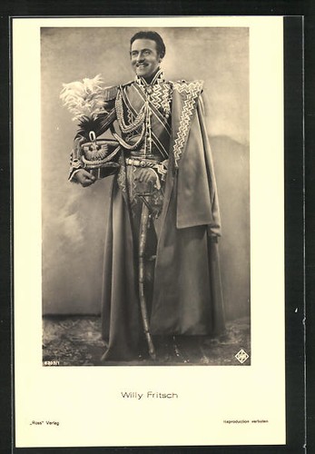 Postcard actor willy fritsch - willy,