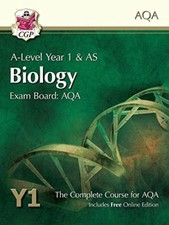 New A-Level Biology for AQA: Year 1 & AS Student Book with Online Edition By CG