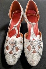 Ladies Silver Sequin Ballroom