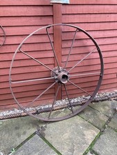 Cast iron wheel large 4'