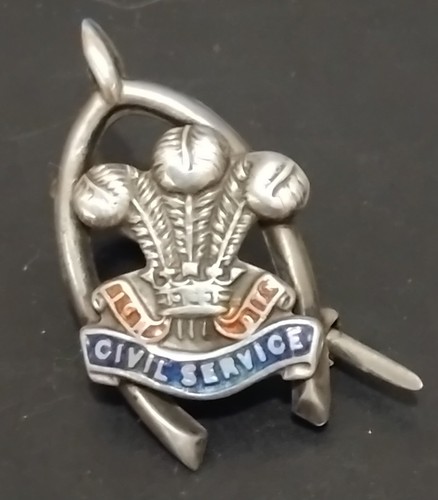 Ww1 solid silver civil - ww1, service