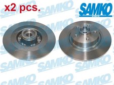 X2 PCS REAR BRAKE DISC SET