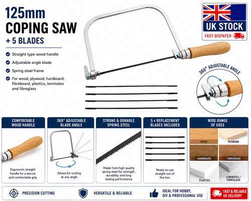 125mm coping saw - &,