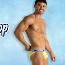 New aussieBum Icy Pop Bikini Brief, Yellow, Large