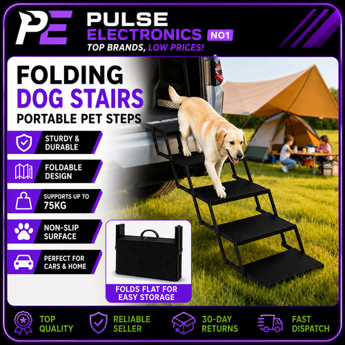 Foldable dog steps pet - &,