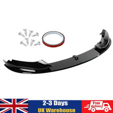 GLOSS BLACK FRONT BUMPER SPLITTER LIP FOR BMW 4 SERIES F32 F33 F36 M SPORT
