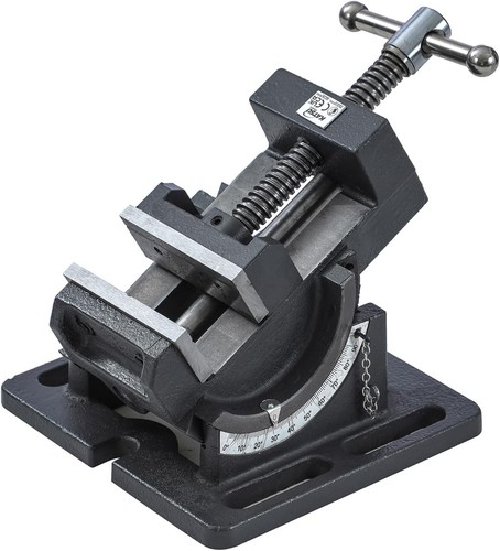 Tilting drill press vice - drill, 3