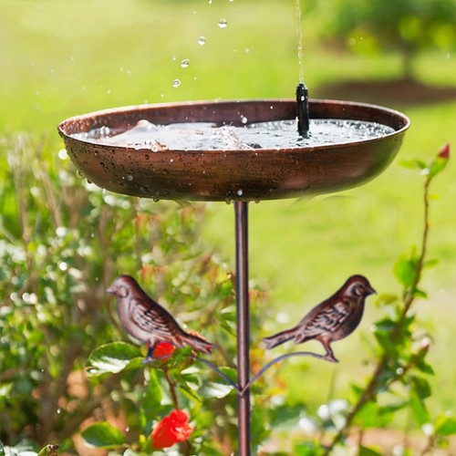 Vintage cast iron bird - cast,