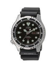 CITIZEN Men Analog Automatic Casual Watch Classic Dress Black Dial Waterproof Ro