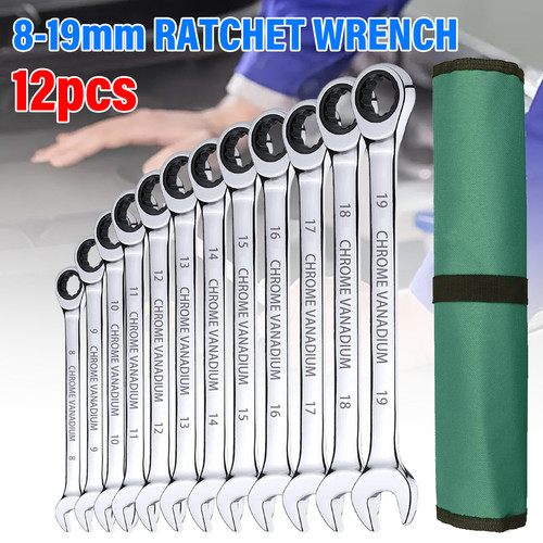 12pcs set ratchet - 12pcs/set, spanners