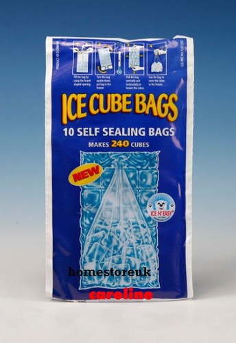 Ice cube bags make 240 - ice,