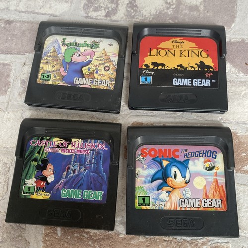 Sega game gear games - x,
